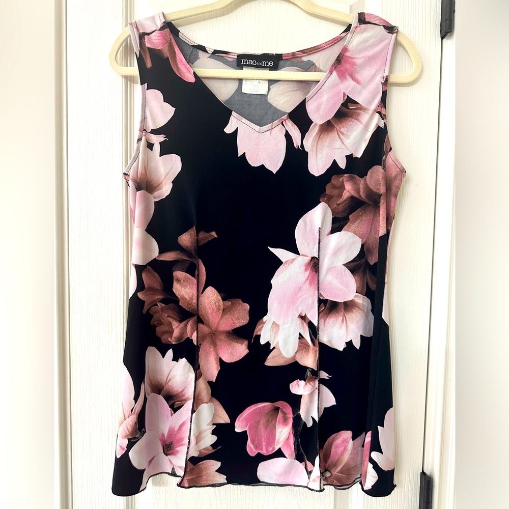 Floral Tank - Mac and me - Medium